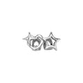 Braces Hip Hop Double Hollow Star Grillz Vintage Cross Heart Tooth Caps for Teeth Braces Unisex Jewelry Gift