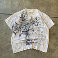 American 2000s Street Affliction New Men Tops Punk Short Sleeves Gothic Retro Printed Oversize T-shirt Couple Hip Hop Harajuku