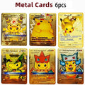 Cart o de metal pok mon 10000 pontos arceus charizard raichu super cart o dourado ingl s mewtwo vmax gx ex presente de natal