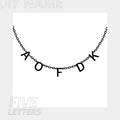 EMANCO Custom Stainless Steel Name Necklace Customized Personalized Letter Necklace
