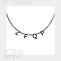 EMANCO Custom Stainless Steel Name Necklace Customized Personalized Letter Necklace