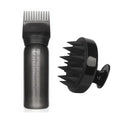 Silicone Shampoo Brush Head Scalp Massage Comb Hair Dye Tint Oil Applicator Bottle with