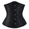 Women Gothic Jacquard Underbust Corset Bustier Waist Cincher Slimming Body Shaper Corselete Lingerie Plus Size Party Clubwear