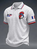 2026 Edition French Fans Football Polo Shirt - 3D Print - Comfortable and Breathable - Suitable for Both Men and Women