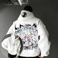 2026 Pok mon Game Creative Mewtwo Printed Cotton Hoodie Unisex Spring/Summer Street Hip Hop Loose Casual Y2K Parent Child Top