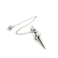 Cone 100% Copper Brass Metal Pendant Pendulum for Divination Dowsing Reiki Healing