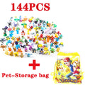 144 Pet Pok Mon Figurines Pok Mon Pok Mon Twisted Egg Toy Dolls Children's Christmas Gifts