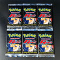 Vintage PKM Tcg Booster Box & Packs Base-Jungle-Fossil-Rocket-Destiny 1ST EDITION Full Art Reproduction Trading Card Game Sealed