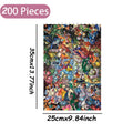 Pokemon Jigsaw Puzzle Pikachu 108/200/300/500/1000/1500 Pieces Wooden Puzzles for Adults Toys The Best Present for Your Family