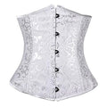 Women Gothic Jacquard Underbust Corset Bustier Waist Cincher Slimming Body Shaper Corselete Lingerie Plus Size Party Clubwear