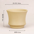Ceramic Succulent Purple Sand Creative Flower Pot Mini Calamus Round Pot