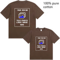 Custom-Made Men's T-Shirts Are Suitable for Team Gatherings, Gyms, and Sports Cotton Round-Neck Short-Sleeved Shirts