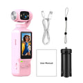 Ourlife 4K Action Camera 180 Rotatable For YouTube Vlog Video Recording Record Life