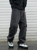 Y2k New Baggy Jeans Male Hip Hop Harajuku Trousers Wide Leg Denim Pants Men's Jeans Streetwear Korean Oversize Cargo Pants