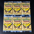 Vintage PKM Tcg Booster Box & Packs Base-Jungle-Fossil-Rocket-Destiny 1ST EDITION Full Art Reproduction Trading Card Game Sealed