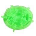6PCS Useful Reusable Fresh-keeping Cover Non-slip Kitchen Gadgets Silicone Lids Stretch