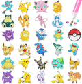 5D Diamond Painting Cartoon Pikachu DIY Child Randomly Sticking Drills Handiwork Enthusiast Doodle Schoolbag Best Gifts