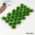 Miniature Flower Grass Model ABS Plant Materials for Diy HO Railway/Building/Garden Sand Table Landscape Diorama Kits