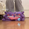 In Stock 2026 New Pkm Gengar "Tongue-Out" Cute Slippers Whimsical Home Footwear Anime Collectible Toy Birthday Gifts
