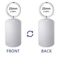 Engrave Custom Soccer Football Name Keychain Personalized Ball Gift For Women Men Bag Charm Stainless Steel Dog Tag Key Ring