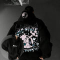 2026 Pok mon Game Creative Mewtwo Printed Cotton Hoodie Unisex Spring/Summer Street Hip Hop Loose Casual Y2K Parent Child Top