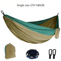 Portable Anti Rollover Double Camping Hammock Outdoor Travel Hiking Beach Backyard