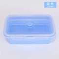 4PS Collapsible Food Storage Containers with Lids & Vent,, Kitchen Stacking Silicone
