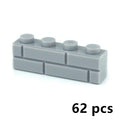 DIY Building Blocks Wall Figures Bricks 1x2 1x3 1x4 L Dots Educational Creative