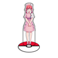 Recycled Acrylic Standees for Pokemon Sprigatito Chansey Blissey Desk Decoration Decorative Creativity Cute Gift 15cm