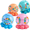 Magic Bean Cube Finger Rotating Stress Relief Toy for Adults Kids Antistress Anxiety