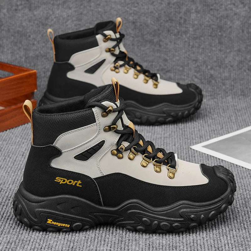 Upgraded Tactics Combat Training Boots Male Outdoors Camping Anti-wear Rapid Response Hiking Shoes Fishing Hunting Sneakers Men