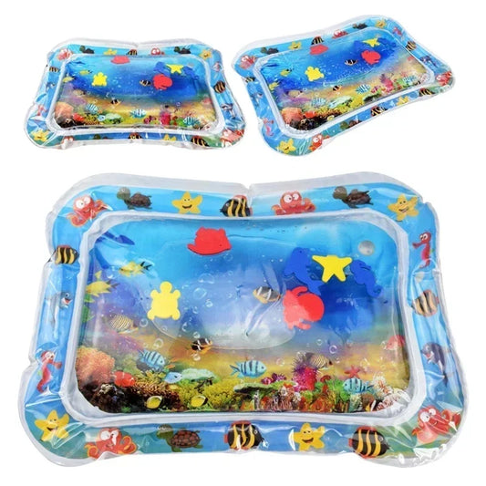 Baby Water Play Mat Inflatable Cushion PVC Infant Tummy Time Toddler Water Pad for Kids