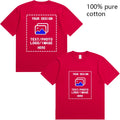 Custom-Made Men's T-Shirts Are Suitable for Team Gatherings, Gyms, and Sports Cotton Round-Neck Short-Sleeved Shirts