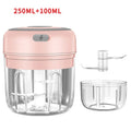 250ML Stainless Steel Electric Garlic Chopper Sturdy Durable Garlic Ginger Kitchen