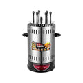 Electric BBQ Grill 6/8/10 Sticks Automatic Revolving Vertical Grill Timing Barbecue Tools Smokeless Mutton BBQ Skewers Machine