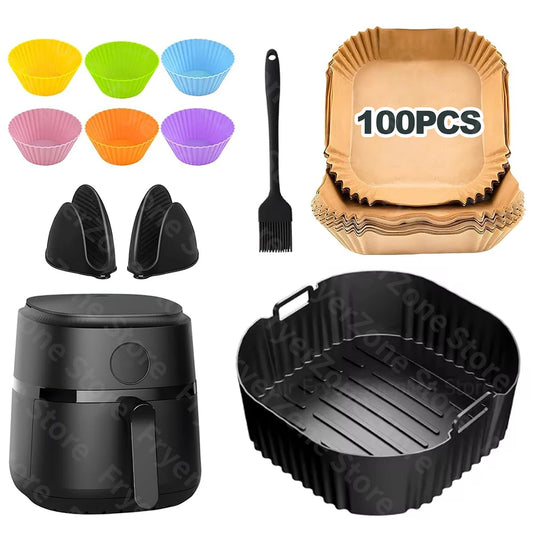 Air Fryer Accessories for PHILIPS Airfryer 2000 series 4.2L NA229 Reusable Silicone Liners for Philips 4.1L HD9252 HD9200 HD9255