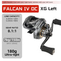 SeaKnight Brand FALCAN IV DC 8.1:1 Series Baitcasting 10+1BB Carbon Fiber Drag System