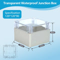 IP67 Plastic Transparent Waterproof Enclosure Box for Outdoor Electronic Projects