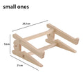 Solid Wood Laptop Stand Removable Vertical Bracket Cooling Base For Macbook Air Pro