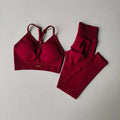 There are new color Peach High-Waisted Hip-Lifting Women's Exercise Suit Shockproof Yoga Fitness Clothes for Running And Styling