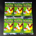 Vintage PKM Tcg Booster Box & Packs Base-Jungle-Fossil-Rocket-Destiny 1ST EDITION Full Art Reproduction Trading Card Game Sealed