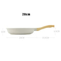 Nonstick Ceramic Coating Wok Pan, Multi-purpose Kitchen Cooking Pan for Stir Fry, Steak & Vegetables, Works on Induction & Gas