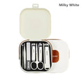 Anti Splash Nail Clipper Kit Portable Manicure Grooming Set Stainless Steel Nail Care