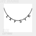 EMANCO Custom Stainless Steel Name Necklace Customized Personalized Letter Necklace