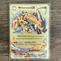 The Winged Dragon of Ra GX Charizard Theme Metal Mewtwo 6Pcs Gold Foil Fan Art Trading Cards Collection Toy Gift