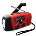Multifunctional Solar Hand Crank Radio FM AM WB NOAA Weather Radio 2000mAh USB Charging