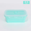 4PS Collapsible Food Storage Containers with Lids & Vent,, Kitchen Stacking Silicone