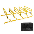 Sports Agility Hurdles Adjustable Height Footwork Training Obstacle Set for Field Athletics