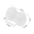 2-Cell Outdoor Portable Egg Box Plastic Tray Refrigerator Egg Storage Box Shock-absorbing and Anti Drop