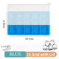 Silicone Ice Cube Tray 4/6/15 Square Ice Cube Moulds 3 X 3 cm Reusable Ice Cube Mold for Whiskey Cocktail Juice Drinking